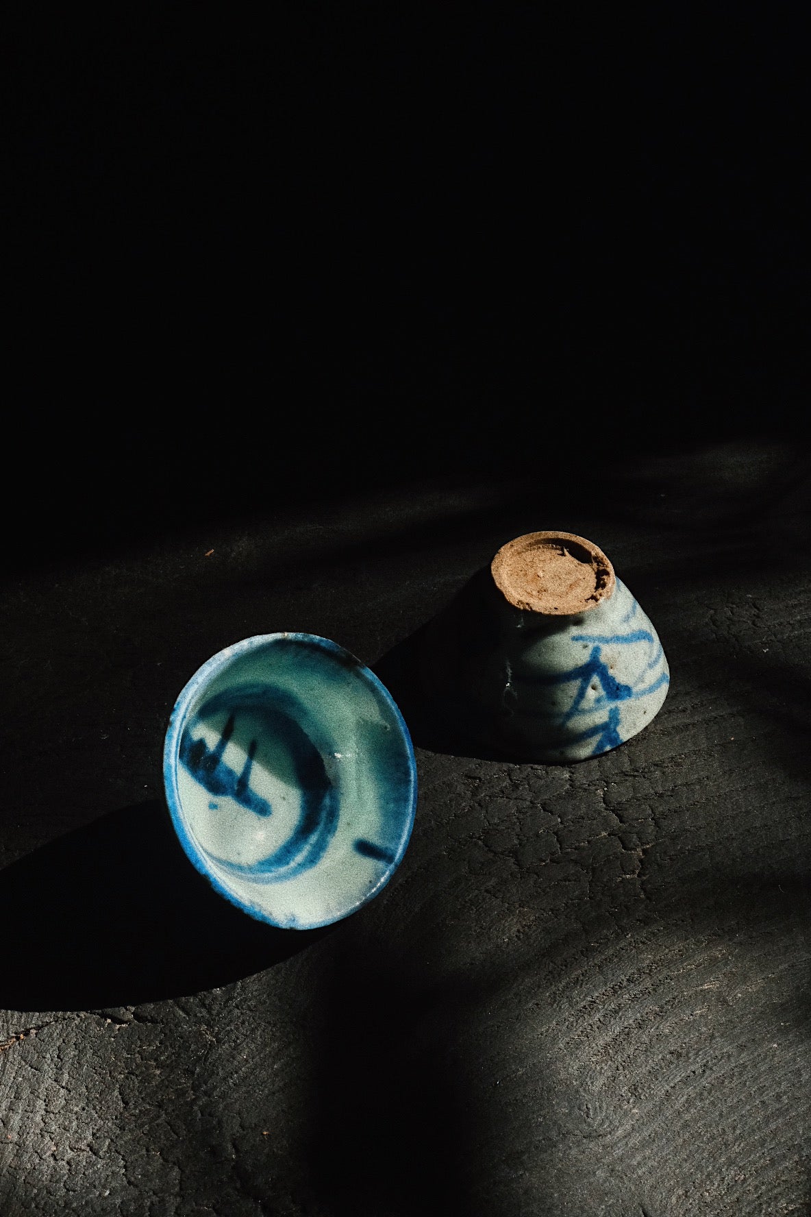 seaweed motif | late ming/ early qing dynasty gong fu teacup