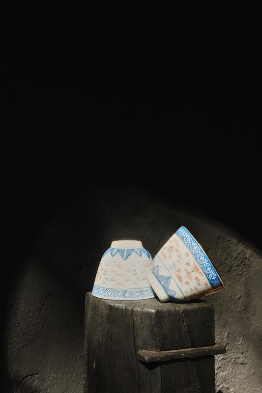 large 1980s gong fu teacup