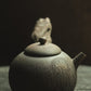 wooden handle yixing teapot • woodfired