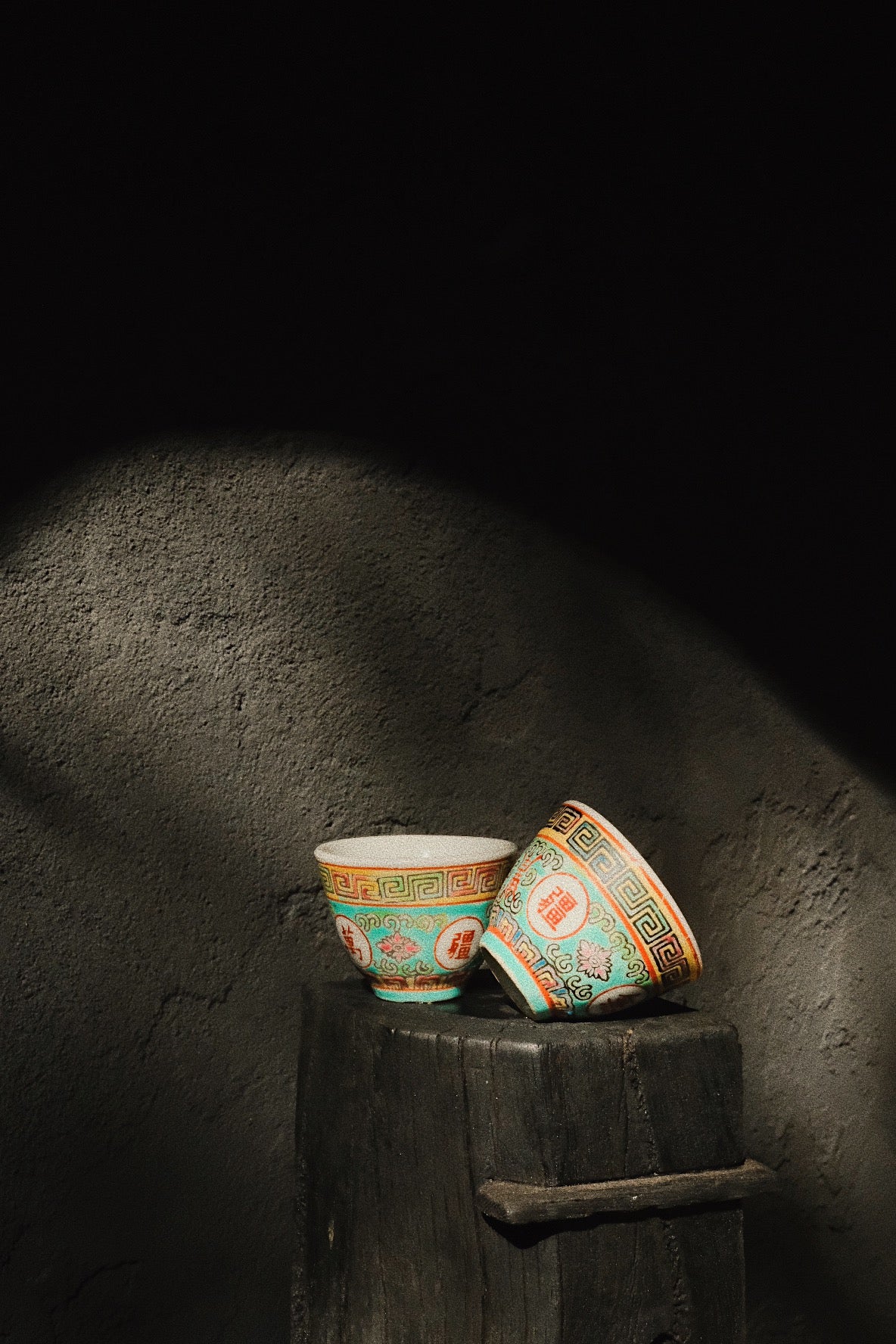 famille faune gong fu teacup