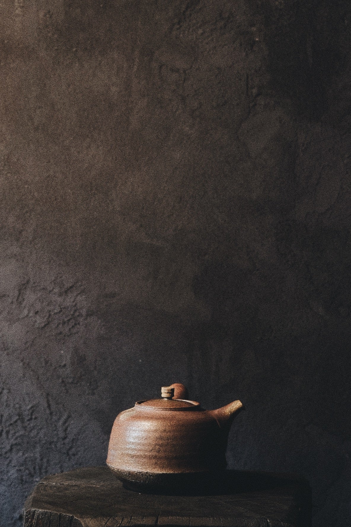 sidehandle teapot • woodfired
