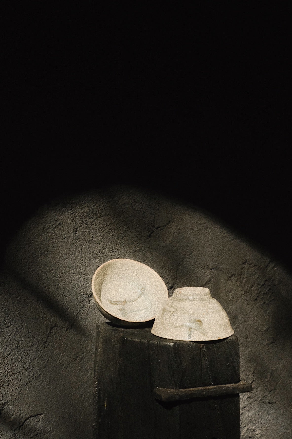 off-white seaweed motif | qing dynasty gong fu teacup